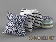 3d-модель Набор подушек от студии Lilesadi