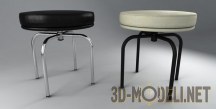 Поворотный стул «LC8» от Le Corbusier