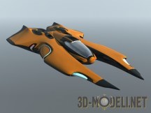 3d-модель Sci-Fi космический корабль Wraith Raider