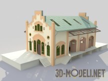 3d-модель Старый склад