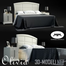 3d-модель Кровать Olivia от Monrabal Chirivella