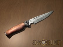 3d-модель Охотничий нож