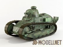 3d-модель танк Рено FT-17