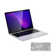 3d-модель MacBook Pro 13 дюймов 2022 года от Apple