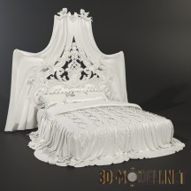 3d-модель Кровать letto Modenese Gastone