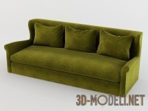3d-модель Диван болотного цвета