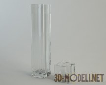 3d-модель Квадратные вазы Adriani & Rossi