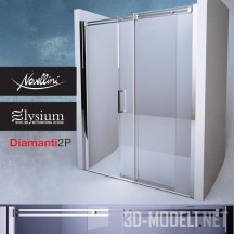 3d-модель Душевая кабина Diamanti 2P Novellini
