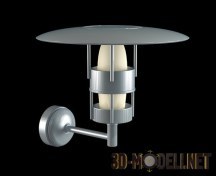 3d-модель Уличный фонарь с металлическим корпусом