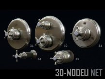 3d-модель Термостаты и переключатели от Axor Montreux