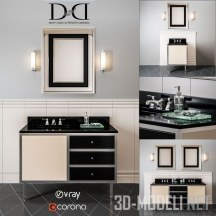 3d-модель Сет для ванной комнаты Devon&Devon Jazz collection