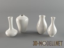 Четыре керамические вазы