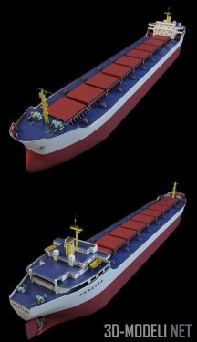 3d-модель Грузовое судно