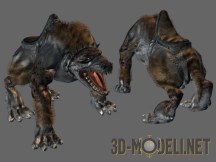 3d-модель Собака-монстр