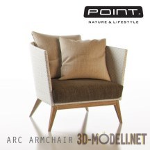 3d-модель Садовое кресло Point Arc