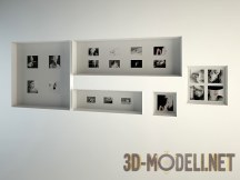 3d-модель Фотографии в белых рамках «Vip» от Adriani & Rossi