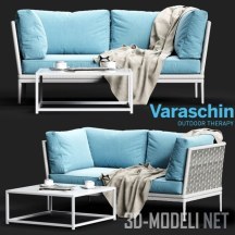 3d-модель Диван и стол Varaschin ALGARVE