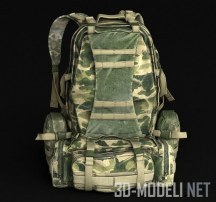 3d-модель Камуфляжный рюкзак