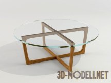 3d-модель Прозрачный кофейный столик