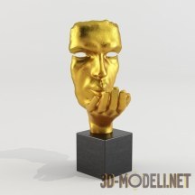 3d-модель Статуэтка Золотая маска