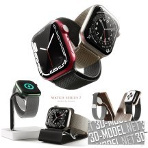 3d-модель Часы Apple Series 7