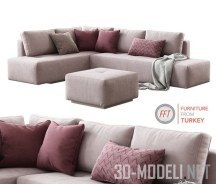 3d-модель Угловой диван FFT Mansfield