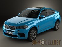 3d-модель BMW X6 M 2014