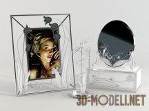 3d-модель Зеркало и фото в стиле арт–деко