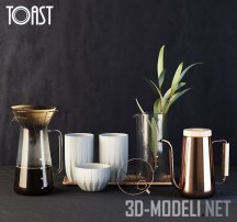 3d-модель Набор для кофе от TOAST