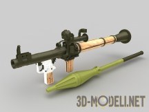 3d-модель Ручной гранатомет РПГ-7