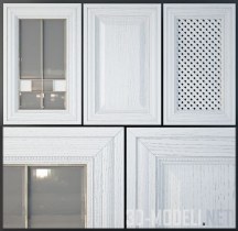 3d-модель Набор кухонных фасадов Casa Italia
