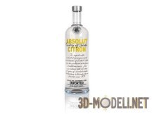 3d-модель Бутылка водки «Absolut Citron»