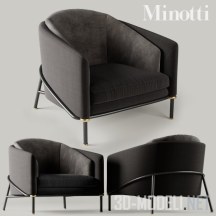 Кресло Minotti Fil noir