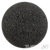 Текстура (материал): Черный гравийный камень