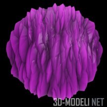 Текстура (материал): Стилизованный розовый кристал 001 4К
