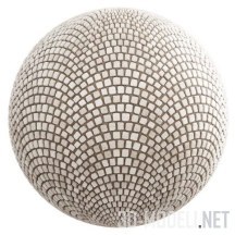 Текстура (материал): Тротуарный камень с радиальной укладкой
