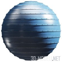Текстура (материал): Синяя панель из проф-металла