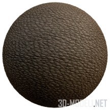 Текстура (материал): Грубая коричневая кожа