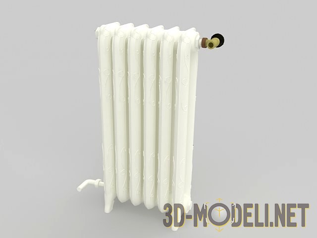 3D модель – Чугунная батарея