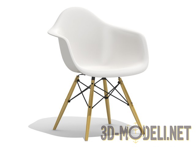 Прозрачный стул eames daw