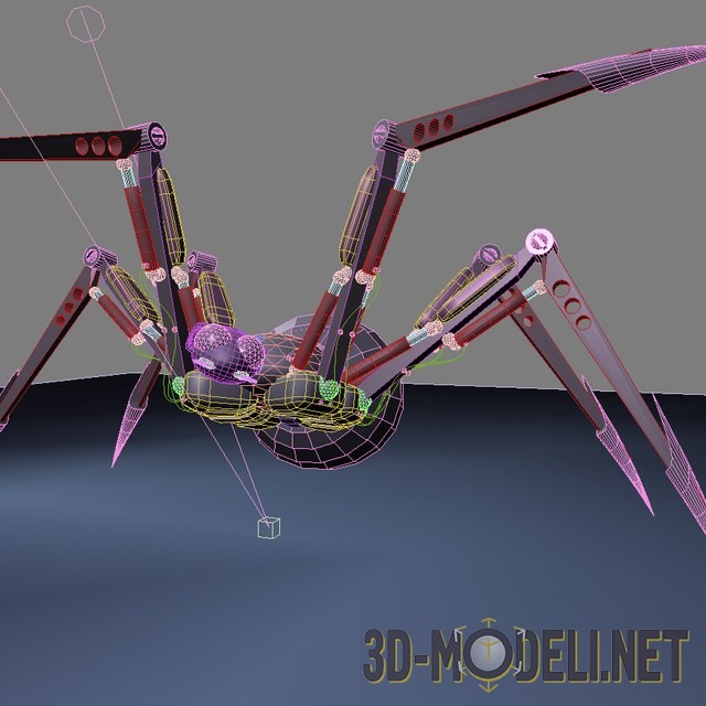 Мод spider. Паук шагающий робот 3d принтер. Механический паук. Механические пауки роботы. Механический паук 3d модель.