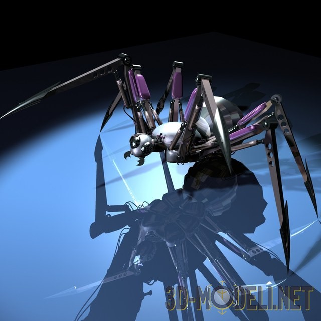 3D модель – Механический паук