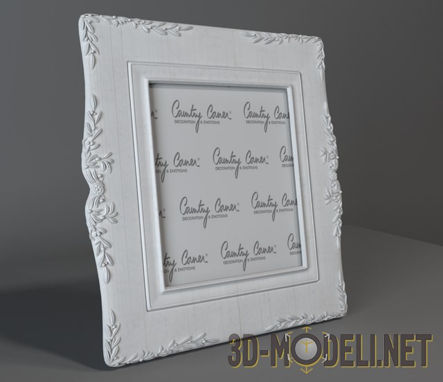 Фоторамка из светлого дерева 38.5х34