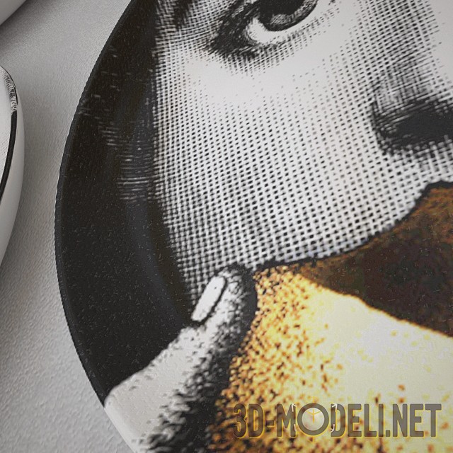 3D модель – Тарелки Fabulous Piero Fornasetti – настенный декор