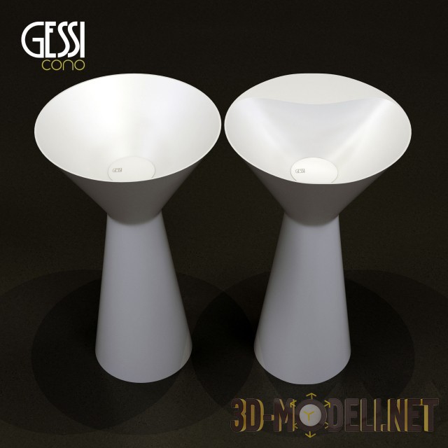 3D модель – Отдельностоящие раковины CONO Gessi (Италия)
