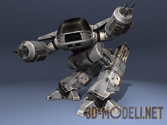 Робот ED-209 из  блокбастера «Робот-полицейский» (Robocop)
