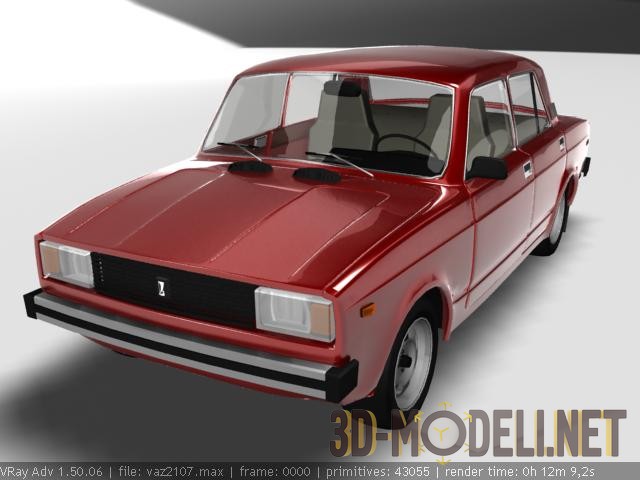 Ваз 2107 3d model