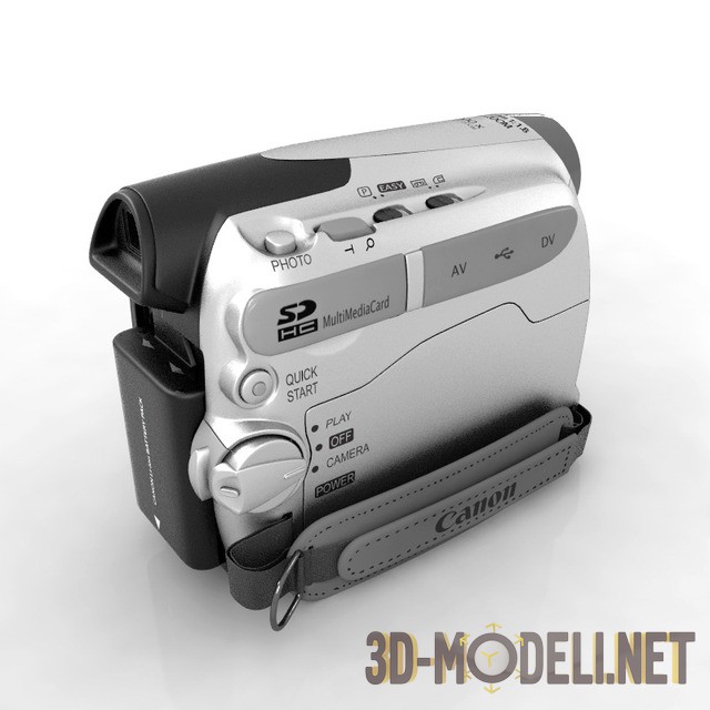 3D модель Видеокамера Canon ZR850