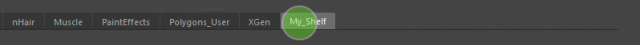 Создание собственных полок Shelves в Maya 2016