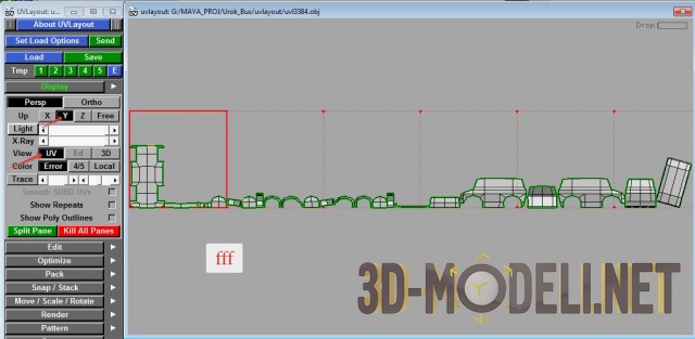 Делаем микроавтобус в Maya – Урок 2: развертка и текстуры